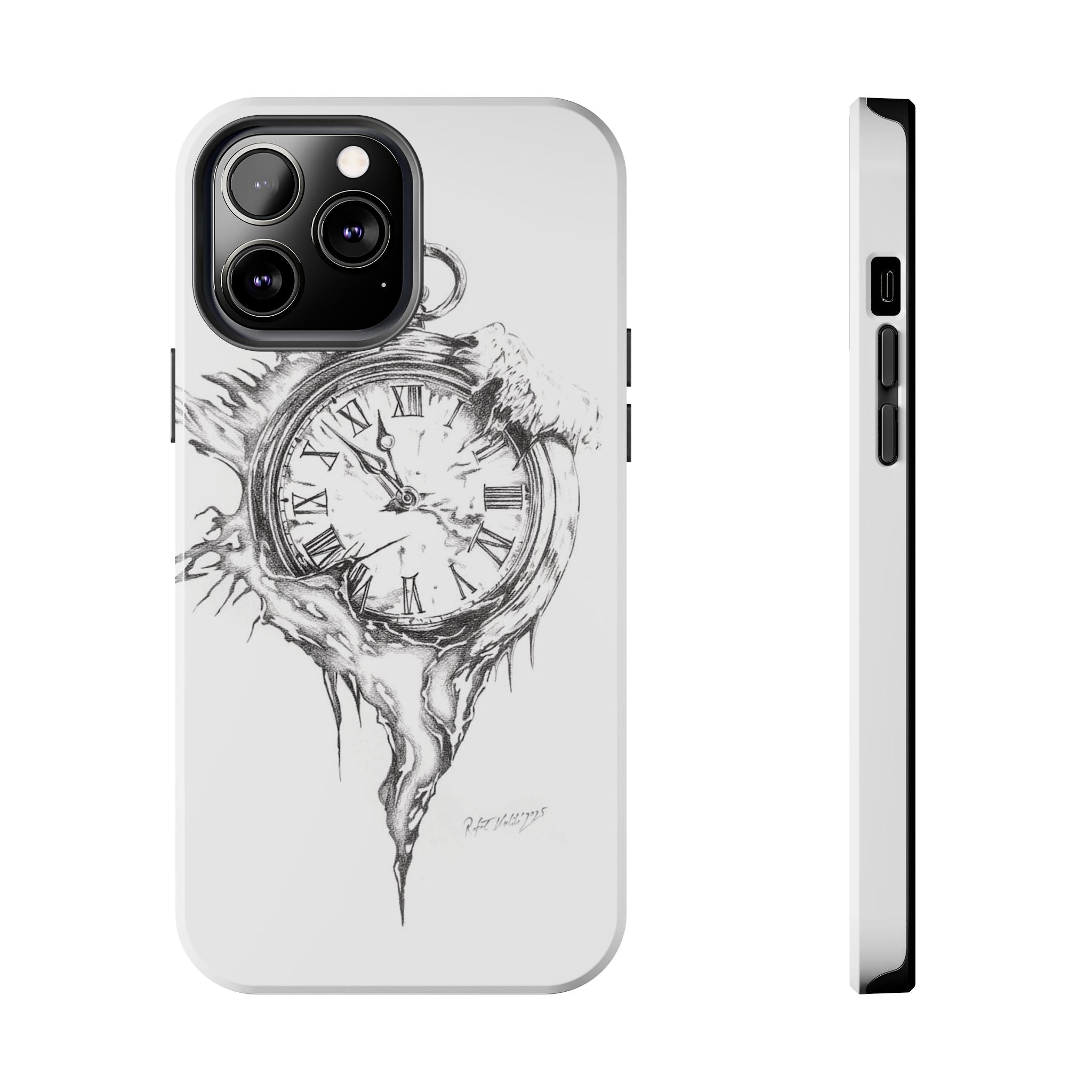 Melting Pocket Watch Phone Case | Vintage Clock Illustration