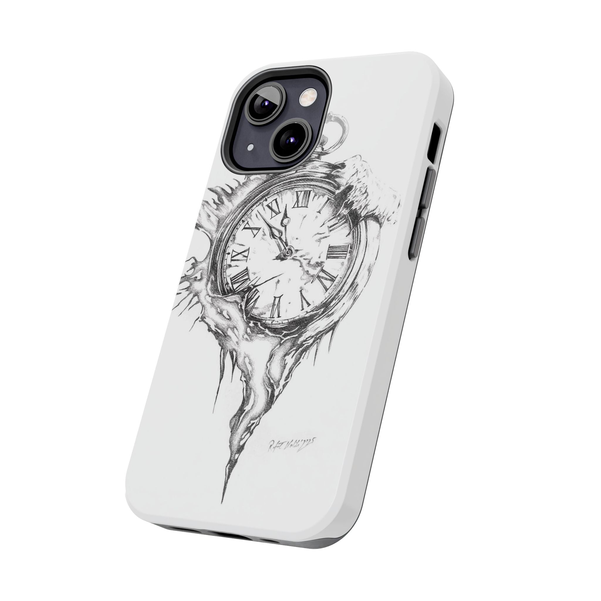 Melting Pocket Watch Phone Case | Vintage Clock Illustration