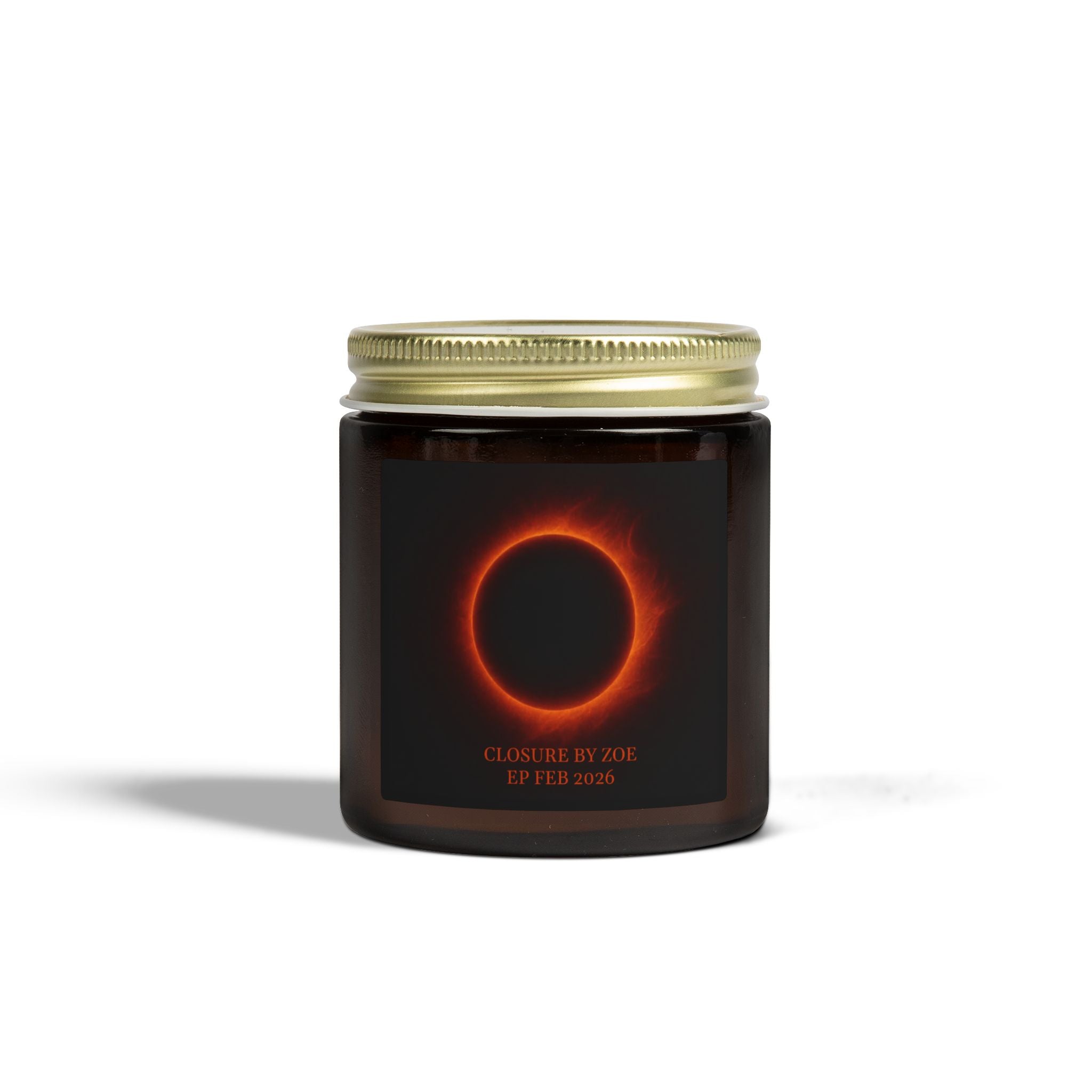 Solar Eclipse Scented Candle — Coconut Apricot Wax (4oz/9oz)