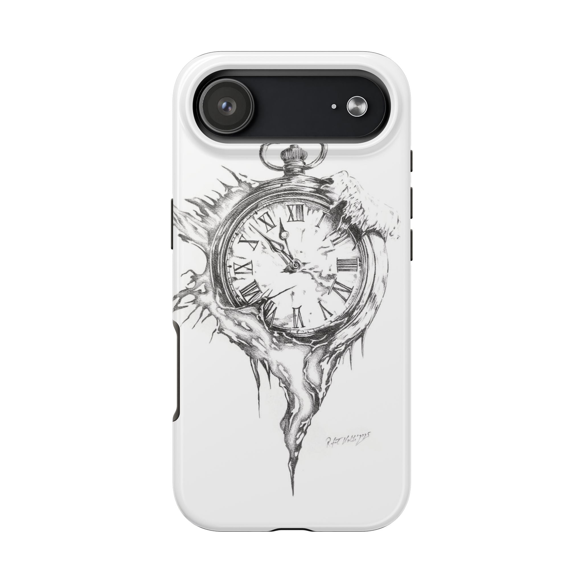 Melting Pocket Watch Phone Case | Vintage Clock Illustration