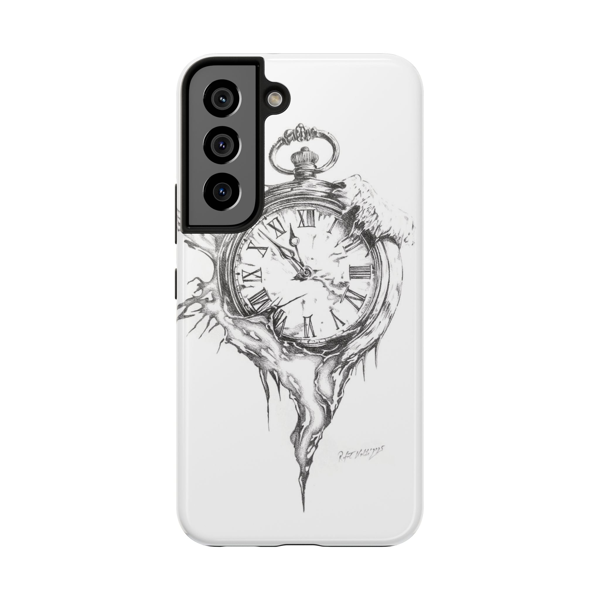 Melting Pocket Watch Phone Case | Vintage Clock Illustration