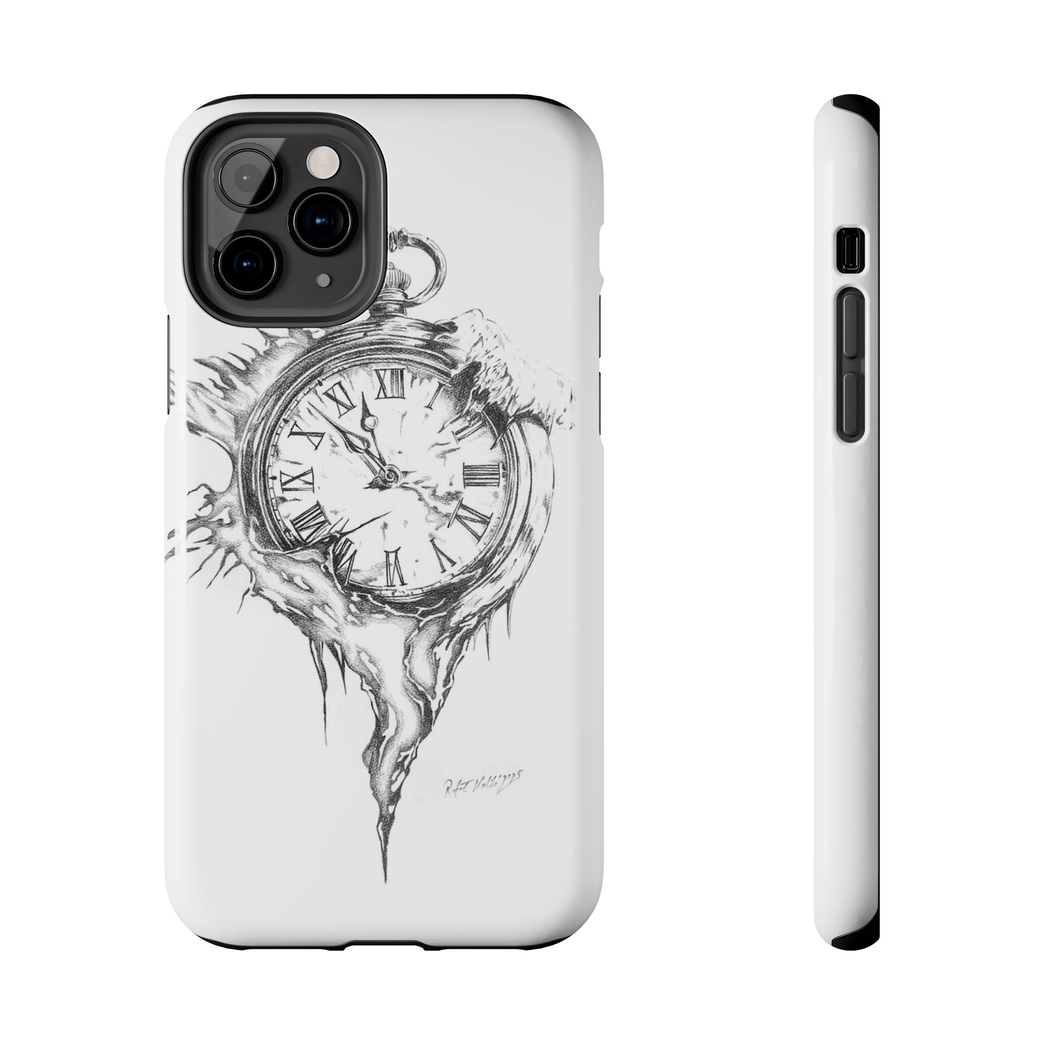 Melting Pocket Watch Phone Case | Vintage Clock Illustration
