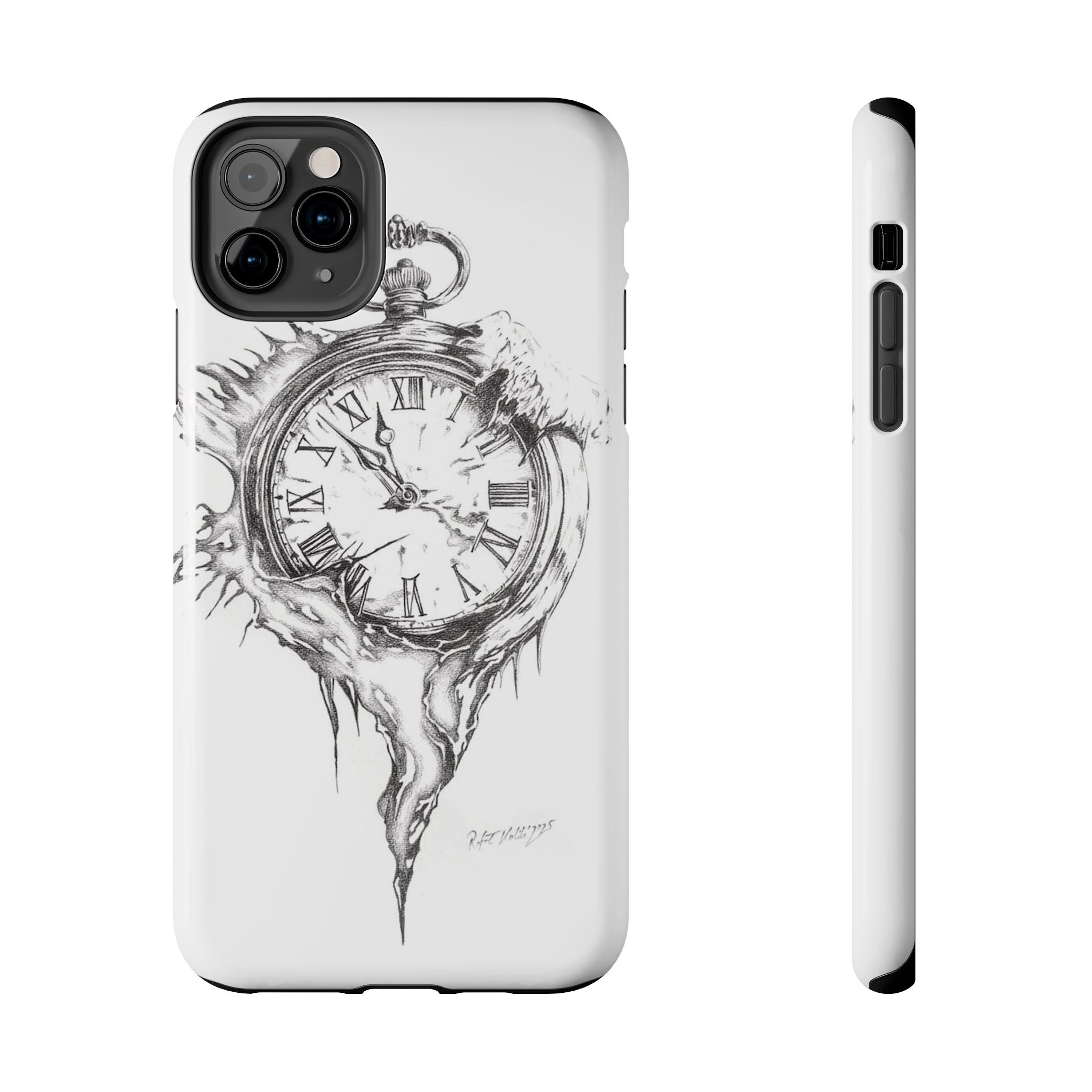 Melting Pocket Watch Phone Case | Vintage Clock Illustration