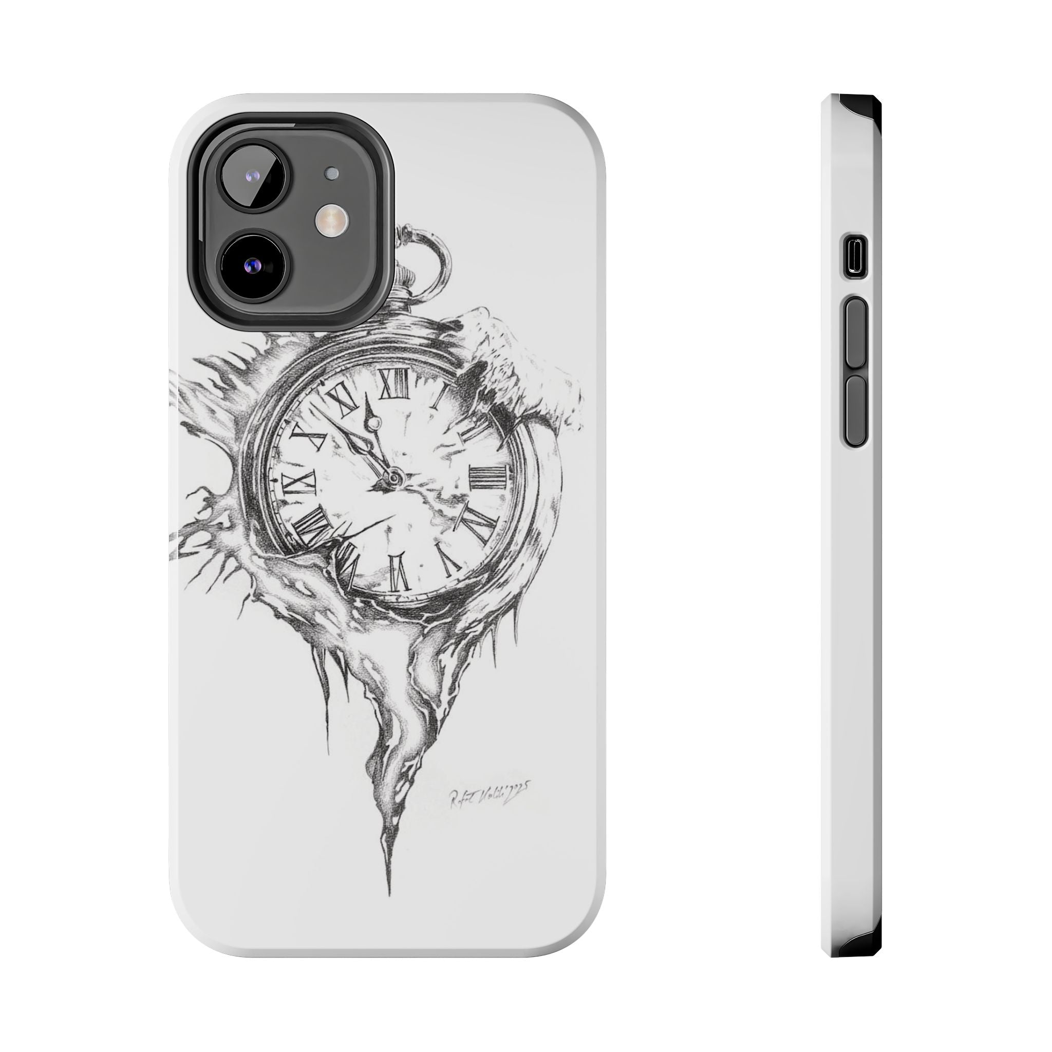 Melting Pocket Watch Phone Case | Vintage Clock Illustration