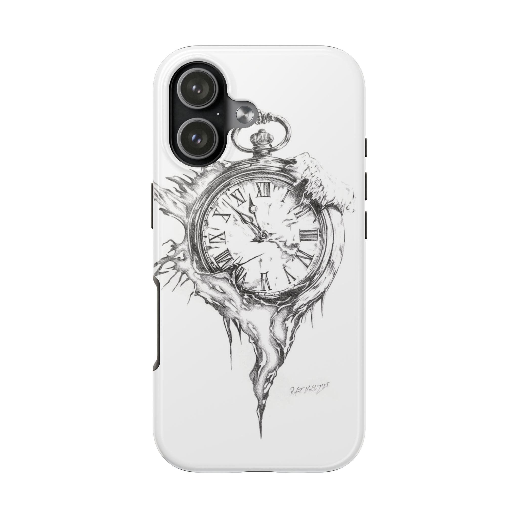 Melting Pocket Watch Phone Case | Vintage Clock Illustration