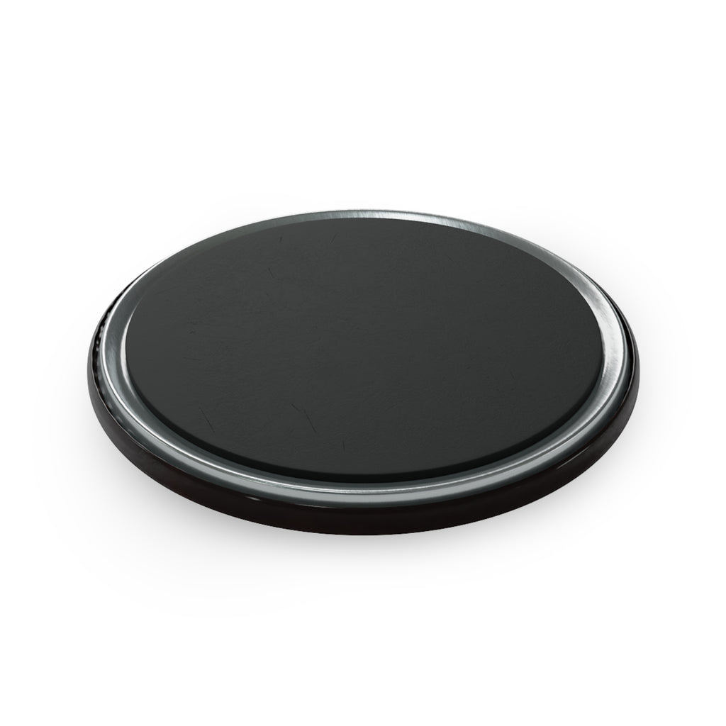 Solar Eclipse Button Magnet — Fiery Ring Round Magnet for Astronomy Fans