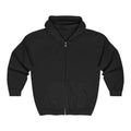 New York Skyline Zip Hoodie — Retro Sunset Cityscape "New York 90s"