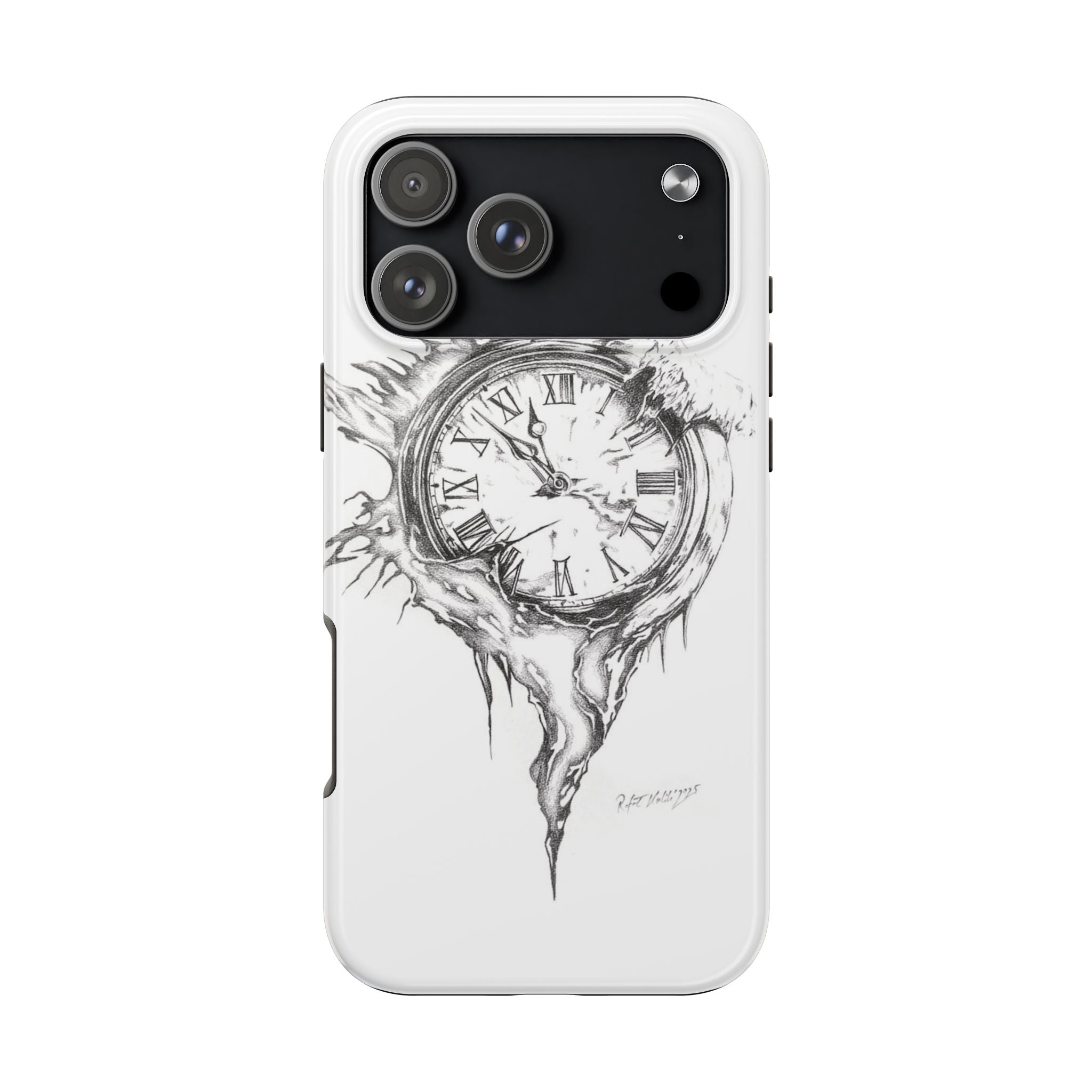 Melting Pocket Watch Phone Case | Vintage Clock Illustration