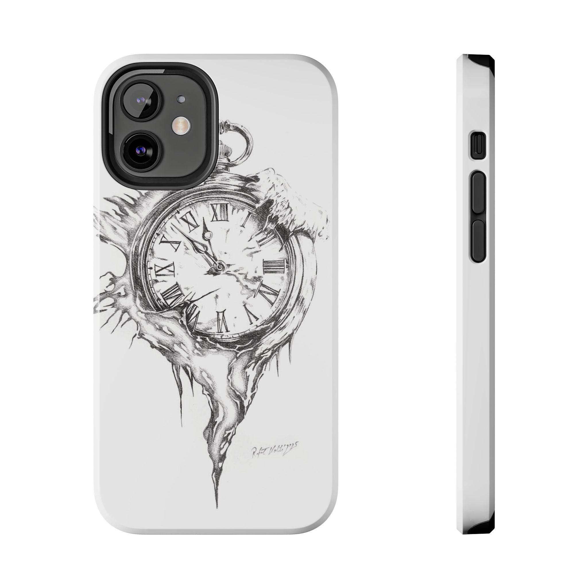 Melting Pocket Watch Phone Case | Vintage Clock Illustration