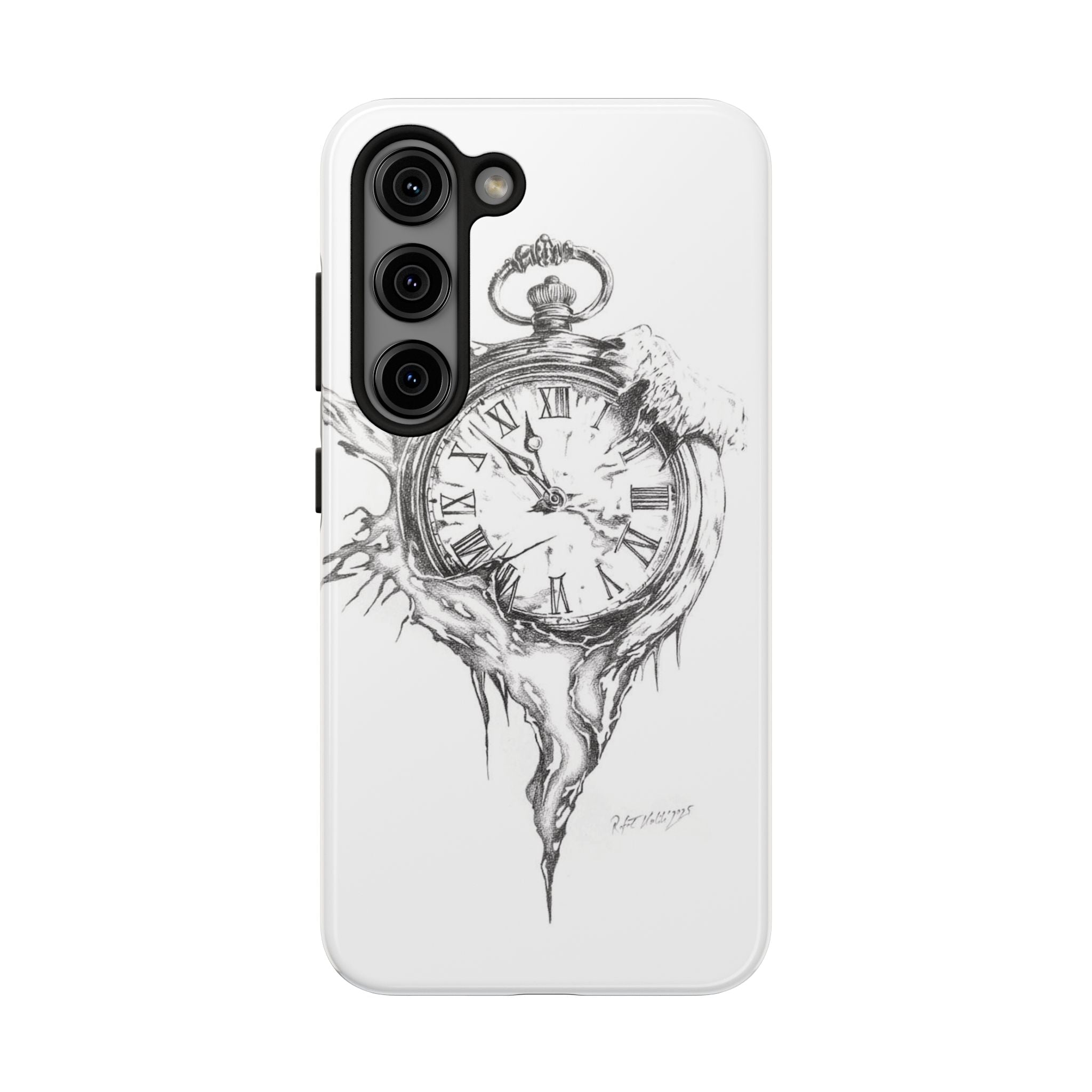 Melting Pocket Watch Phone Case | Vintage Clock Illustration