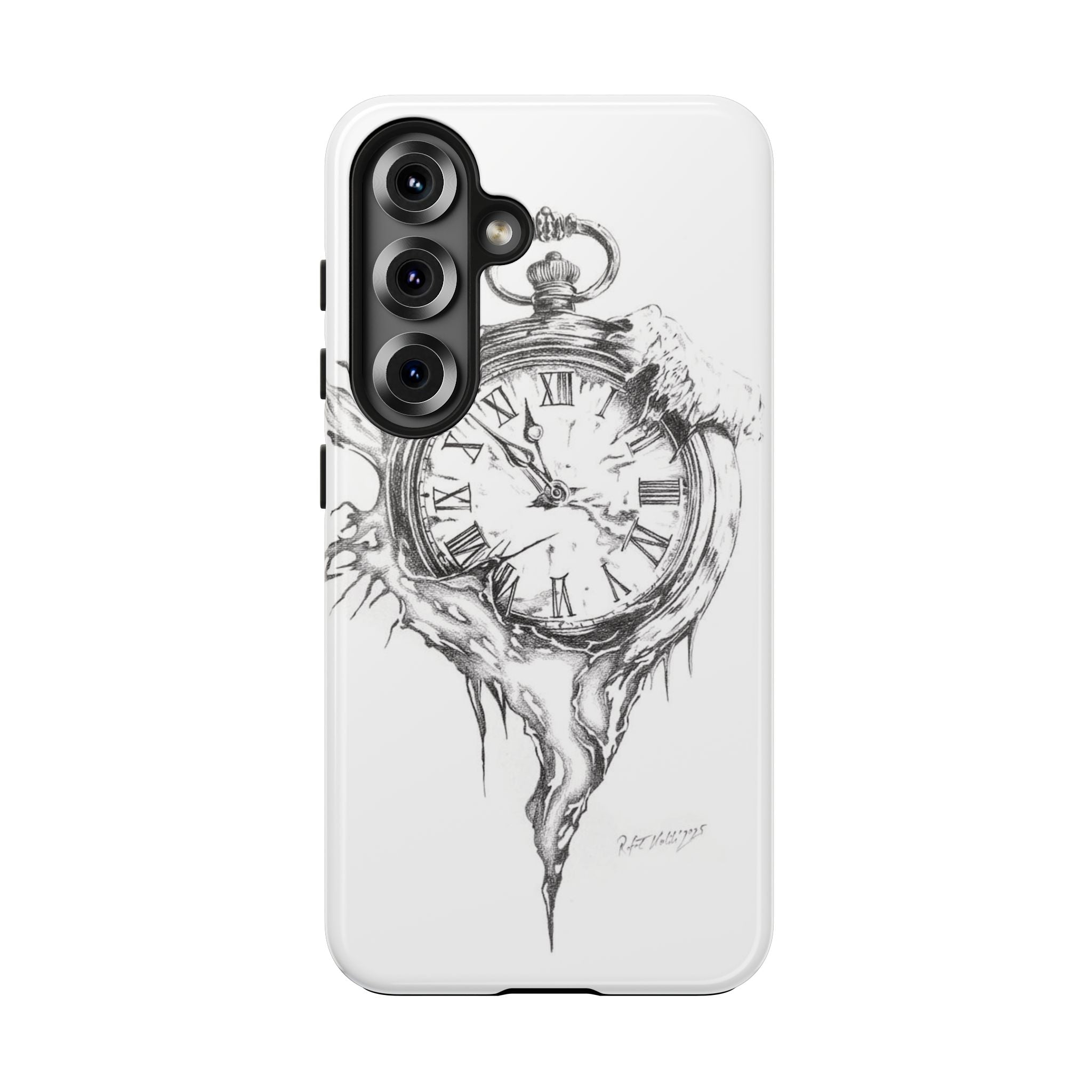 Melting Pocket Watch Phone Case | Vintage Clock Illustration