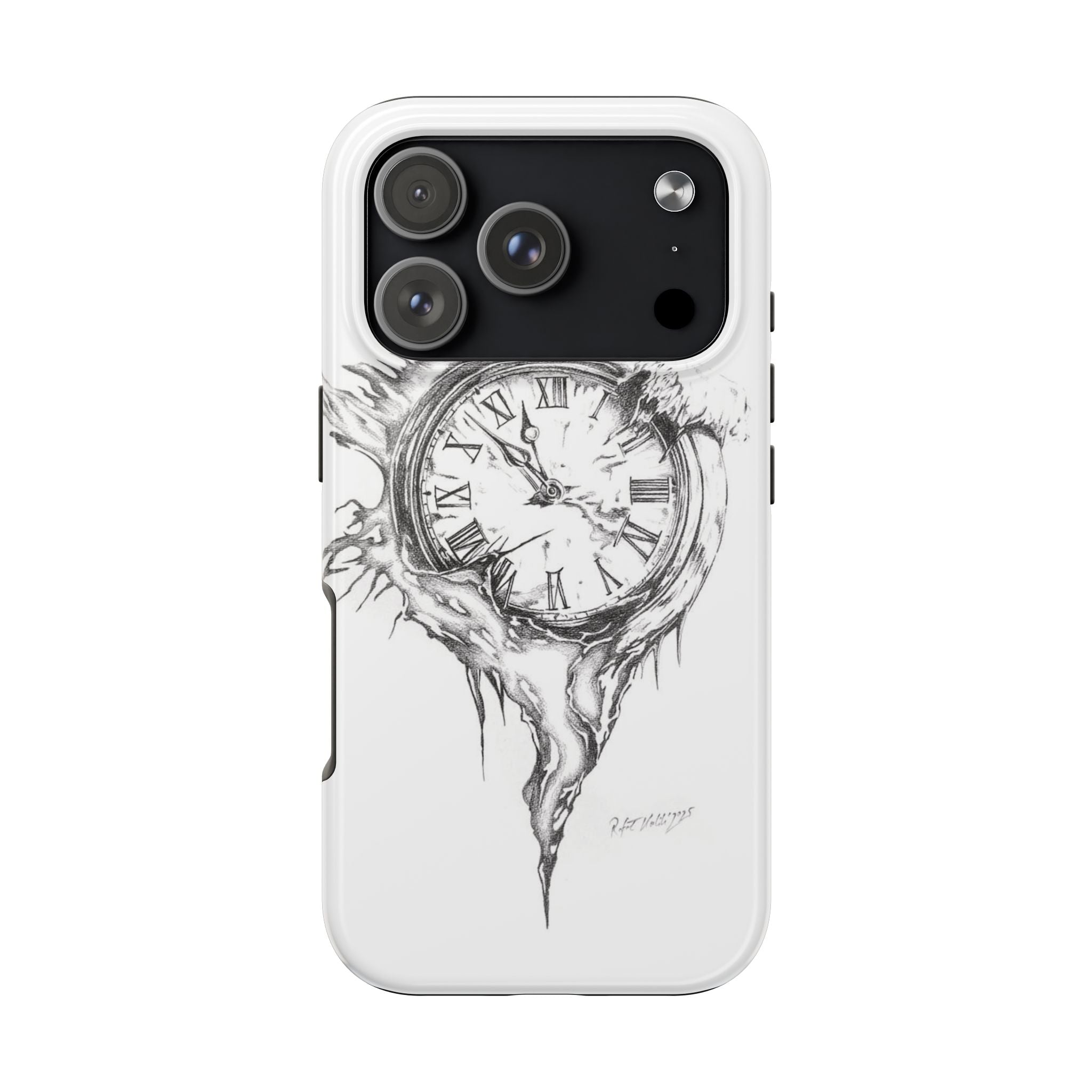Melting Pocket Watch Phone Case | Vintage Clock Illustration